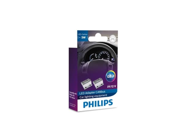 Philips warning canceller 12956X2 LED-signallys og -kupélys, 5 W, 12 V, T10