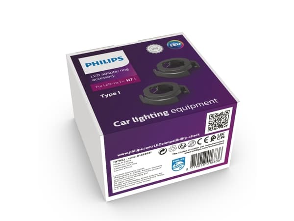 Philips 11179X2, PoE adapter, Svart, LED, H7-LED, 63 mm, 97 mm Sort