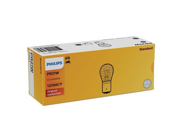 Philips Vision 12088CP Traditionella interiör- och signallampor, 21 W, 12 V, PR21W, 1 styck