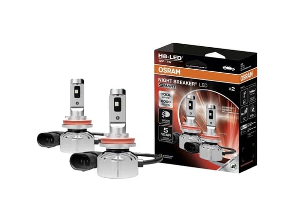 Osram Night Breaker LED Smart - H8 bilpærer - ECE-godkjent