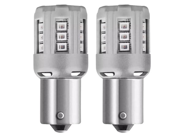 Osram LED-lampa gul PY21W - Set.