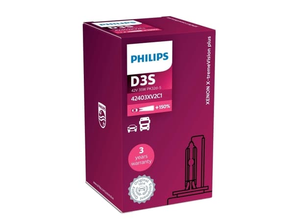 Philips Xenon X-tremeVision gen2 42403XV2C1 Auton Xenon-ajovalopolttimo, 35 W, 42 V, D3S, Xenon, 4800 K, 1 kpl