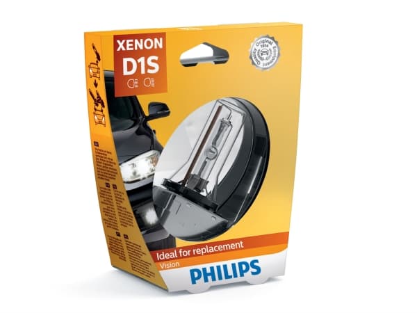 Philips Vision Xenon 85415VIS1 Xenon frontlyspære, 35 W, 85 V, D1S, Xenon, 4300 K, 1 stykker