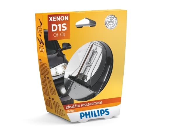 Philips Vision Xenon 85415VIS1 Xenon frontlyspære, 35 W, 85 V, D1S, Xenon, 4300 K, 1 stykker