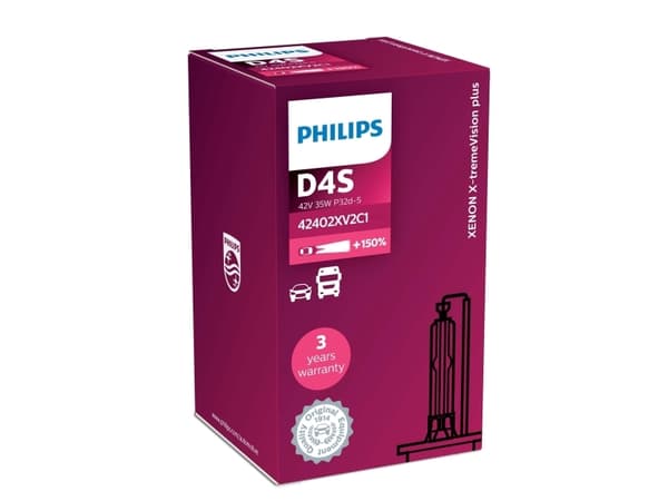 Philips Xenon X-tremeVision gen2 42402XV2C1 Xenon frontlyspære, 35 W, 42 V, D4S, Xenon, 1 stykker