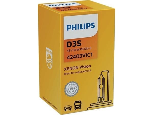 Philips Vision Xenon 42403VIS1 Xenonlampa till bilstrålkastare, 35 W, 42 V, Xenon, 4300 K, 1 styck