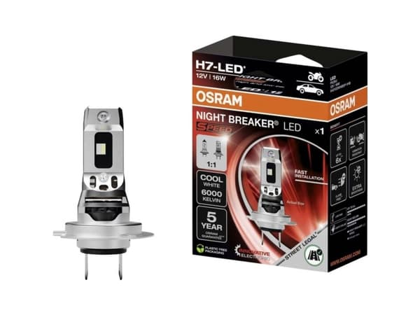 Osram Night Breaker LED Speed H7 til MC - 1 stk.
