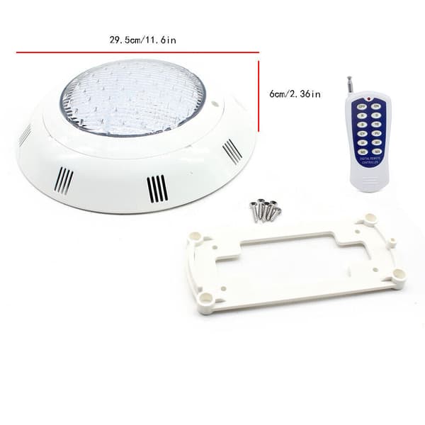 LED Simbassänglampa, Fjärrkontroll, RGB Flerfärgad,31-40W