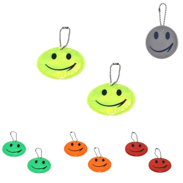 Refleks - Dobbeltpakke - Smiley - Flere farvevalg