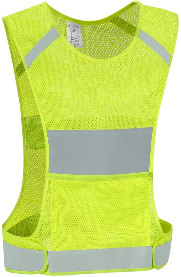 Refleksvest med 2 bånd