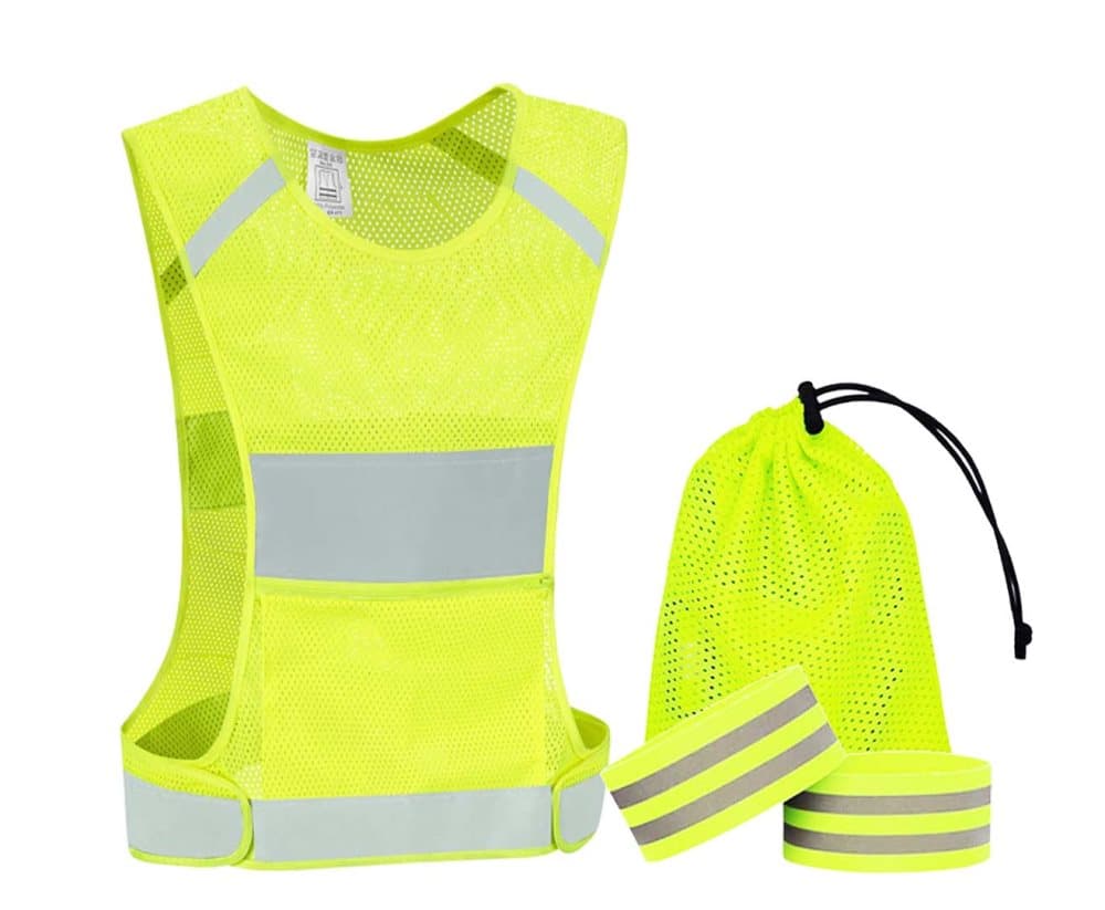 Reflekterande väst med 2 Band