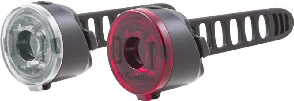 lighting set DOT XB LED battery white/red 2-piece