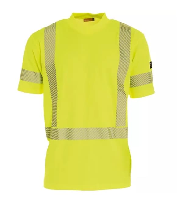 Reflective Warning T-shirt - Medium Yellow