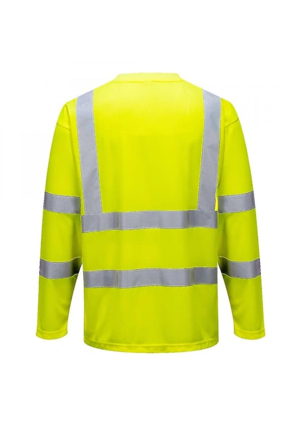 Reflex Warning Long Sleeve T-shirt - Medium Yellow