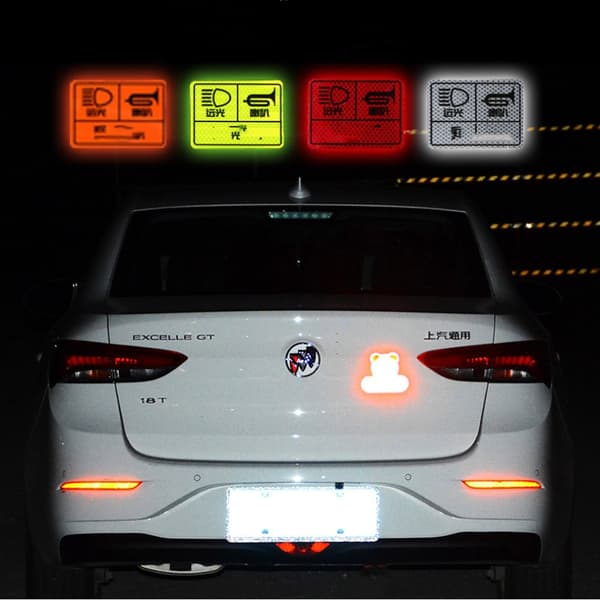 INF Auto-refleks-klistremerke Motorsykkel-sykkel-refleks-klistremerker
