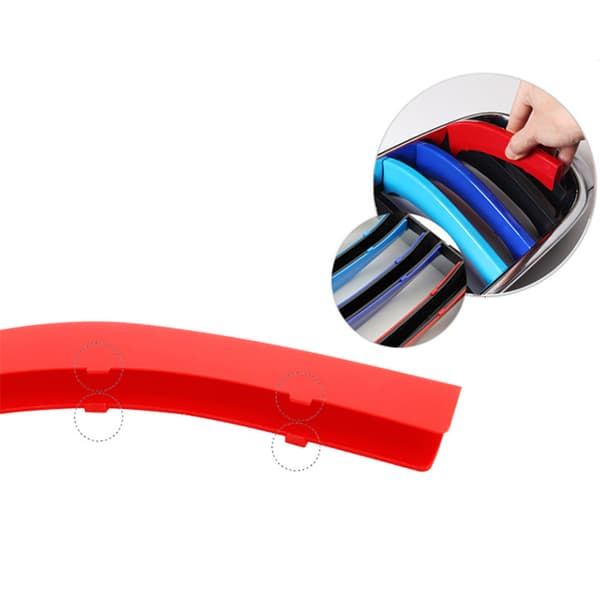 INF BMW X6 Grille Clip-On Trim (2015-malli, 7-säleinen)