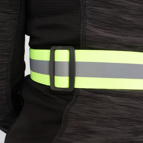 Reflekterande löpväst - LED-belysning - Fluorescerande gul