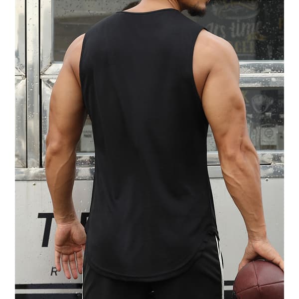 INF Hurtigtørrende løbe tanktop - Herre ærmeløs træning fitnesscenter fitness atletisk træning sport basketball tanktop  M