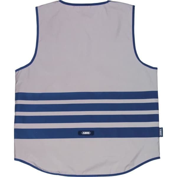 Hög synlighet väst - Abus - Lumino Urban Vest - Silver - Storlek L - Vuxen Man