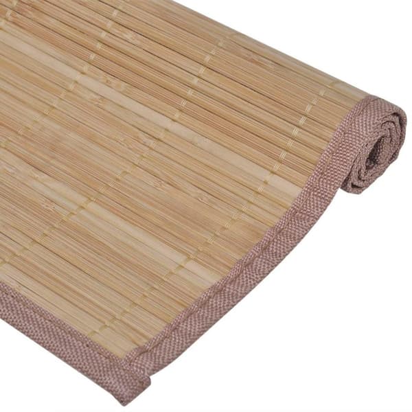 vidaXL Bambu Tabletti 6 kpl 30 x 45 cm Ruskea