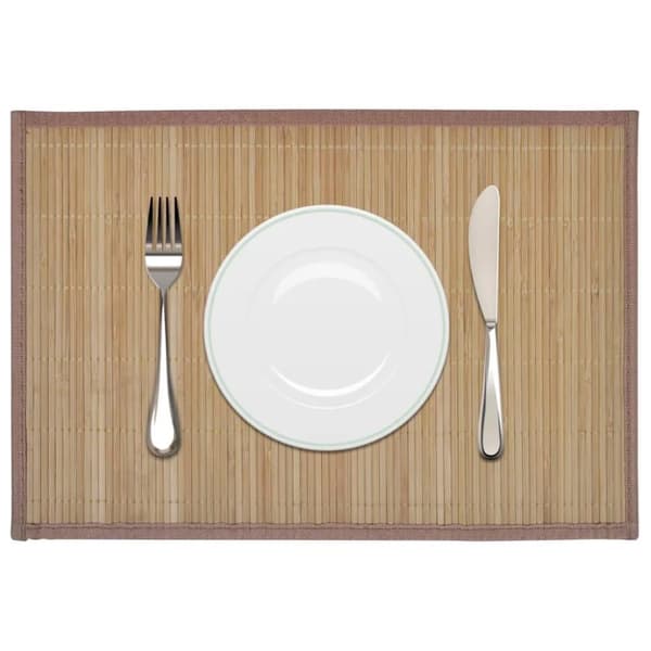 vidaXL Bambu Tabletti 6 kpl 30 x 45 cm Ruskea