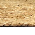 Miniatyrbillede 4 af 4: vidaXL dækkeservietter 4 stk. rund 38 cm jute naturfarvet