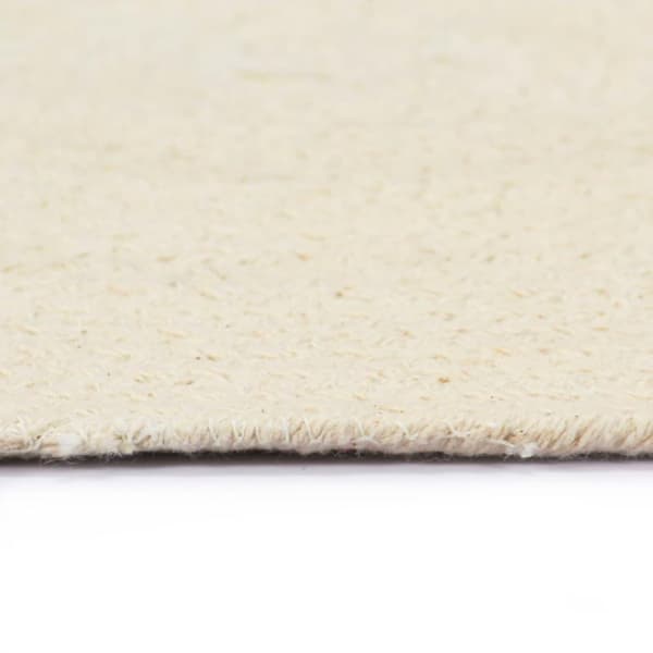 vidaXL Bordstabletter 6 st naturlig 38 cm rund bomull
