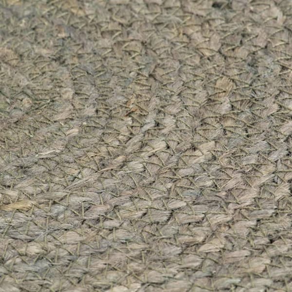 vidaXL Bordstabletter 6 st grå 38 cm rund jute