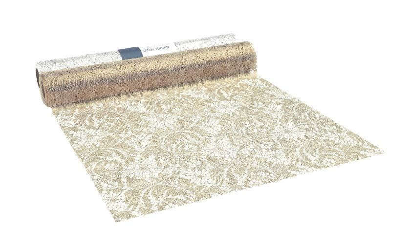 Bordslöpare Florence deluxe Guld 5 M x 28 cm