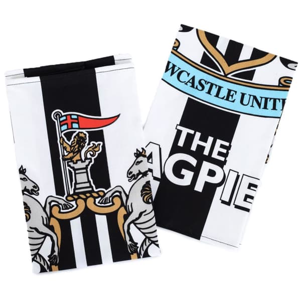 Newcastle United FC Tea Towel Set (Pack of 2) Blue/Black/White One Size