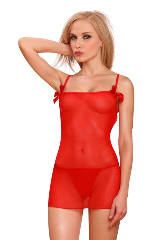 YesX YX697 Dress Red
