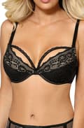 Miniatyrbillede 1 af 10: Roza Kena Black Push Up Bra