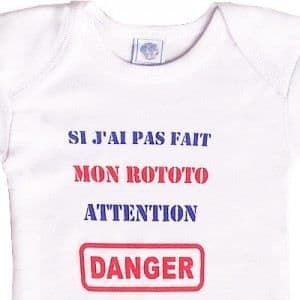 rototo babybody - Vit - Baby - Blandat