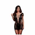 Pikkukuva 2 / 6: Pitsinen korsetti-minimekko - One Size Baci Lingerie BLW3126 Musta (Yksi koko)