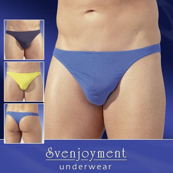 Svenjoyment - Men'S String 3-Stk.