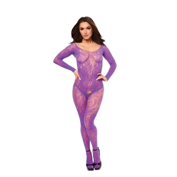 Kvinde Buksedragt Baci Lingerie Bodystocking (Onesize)