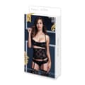 Miniatyrbillede 1 af 6: Blonde BH & Cincher & Trusse Sæt One Size Baci Lingerie BLW3100 Sort (Onesize)