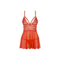 Miniatyrbillede 3 af 5: Babydoll Obsessive 838-BAB-3 Rød L/XL