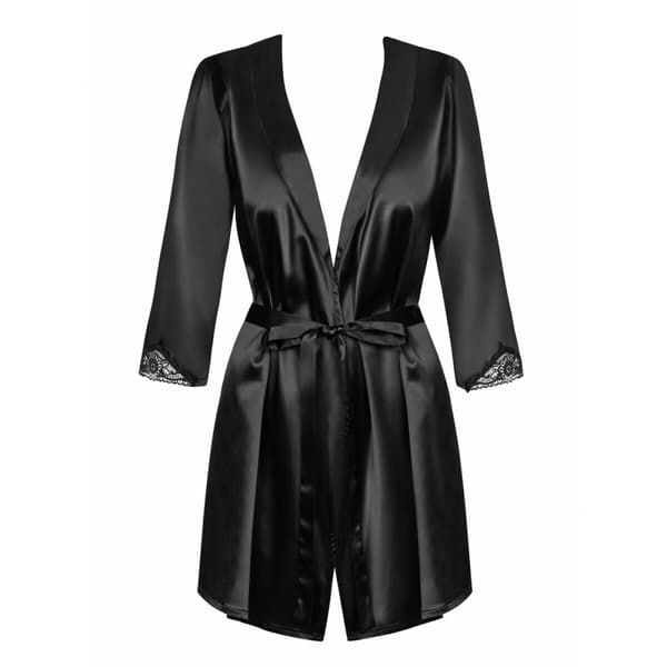 Morgenkåbe Obsessive 10574 Sort S/M