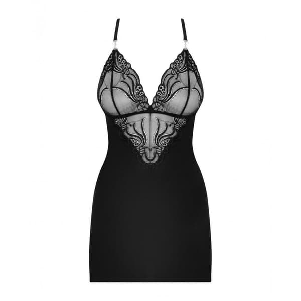 Babydoll Obsessive 828-CHE-1 L/XL L/XL Sort