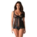 Miniatyrbillede 2 af 6: Amanta Babydoll Og G-Streng L/XL Obsessive 6652