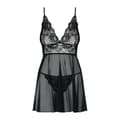 Miniatyrbillede 4 af 6: Idillia Babydoll Og Trusser Obsessive Idillia babydoll Sort XXL/XXXL