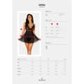 Miniatyrbillede 6 af 6: Idillia Babydoll Og Trusser Obsessive Idillia babydoll Sort XXL/XXXL