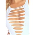 Miniatyrbillede 3 af 11: Kjole Pink Lipstick Hvid (Onesize)