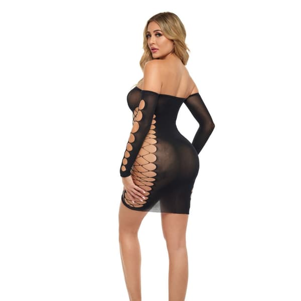 Kjole Pink Lipstick Sort (Onesize)