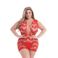 Miniatyrbillede 1 af 5: Kjole Baci Lingerie Rød (Queen size)