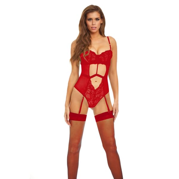 Body Bombshell Boudoir Rød S