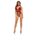 Miniatyrbillede 1 af 3: Body Bombshell Boudoir Rød S