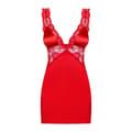Miniatyrbilde 5 av 5: Secred Kjemise & Tanga L/XL Obsessive Secred chemise Rød