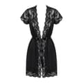 Miniatyrbilde 4 av 5: 810-Pei-1 Slåbrok Obsessive PEIGNOIR Svart XXL/XXXL
